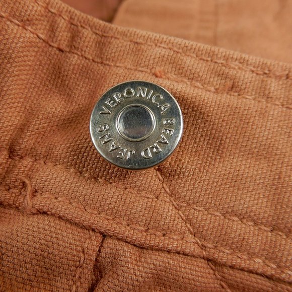 VERONICA BEARD Cynthia Gaucho JEANS Size 31 Cropped Wide Leg Dusty Rose NEW - Picture 9 of 10